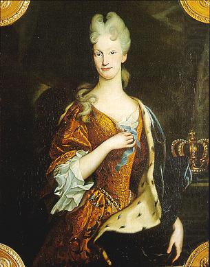 Portrait of Elizabeth Farnese (1692-1766), wife of Philip V of Spain, unknow artist
